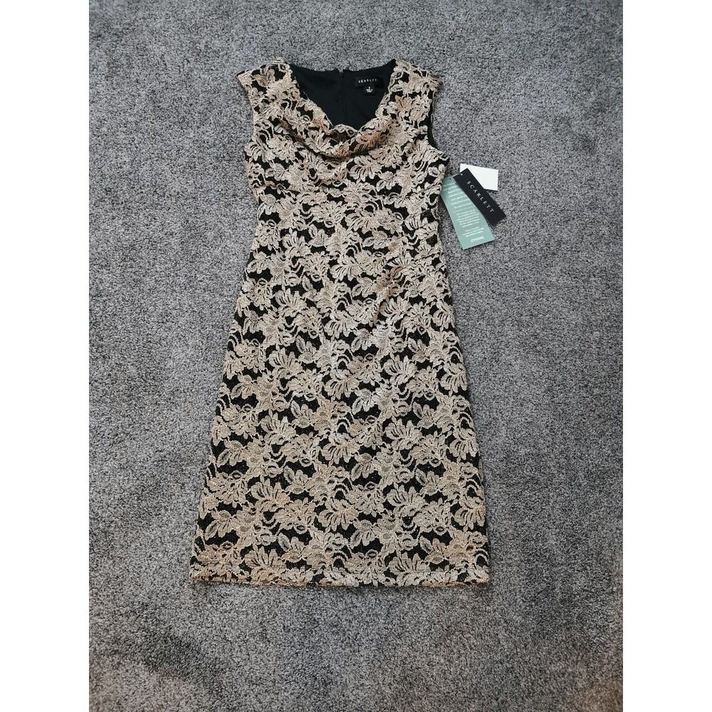 NWT Scarlett black Golden dress size 6 New